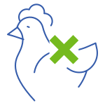 Pas de protéines de poulet