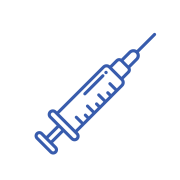Ready-to-use solution with silicone cannula